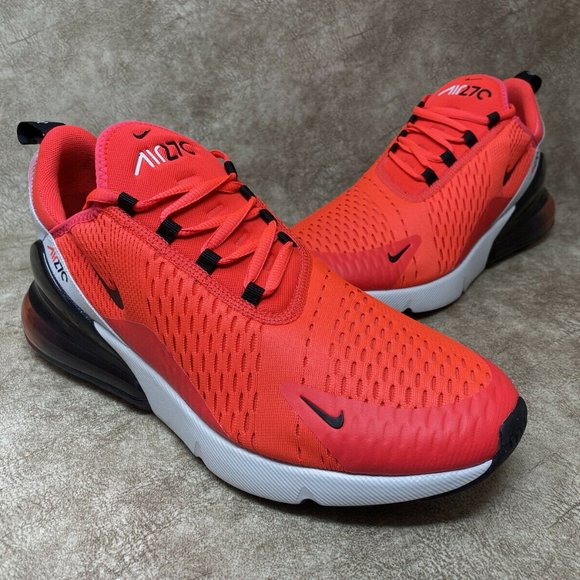 Nike Air Max 270 Red Orbit Black Running Shoes Men - Picture 2 of 10